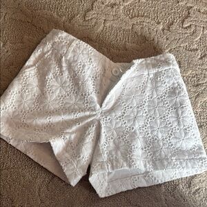 White Lace Women's Shorts